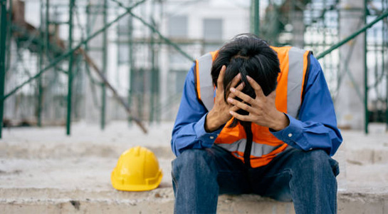 site manager frustrated with no workers